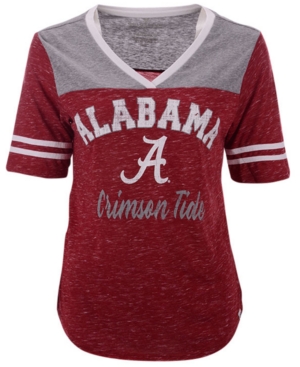 Colosseum Women's Alabama Crimson Tide Mr Big V-neck T-Shirt