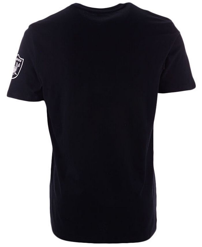 '47 Brand Men's Oakland Raiders Edge Rush Super Rival T-Shirt - Macy's