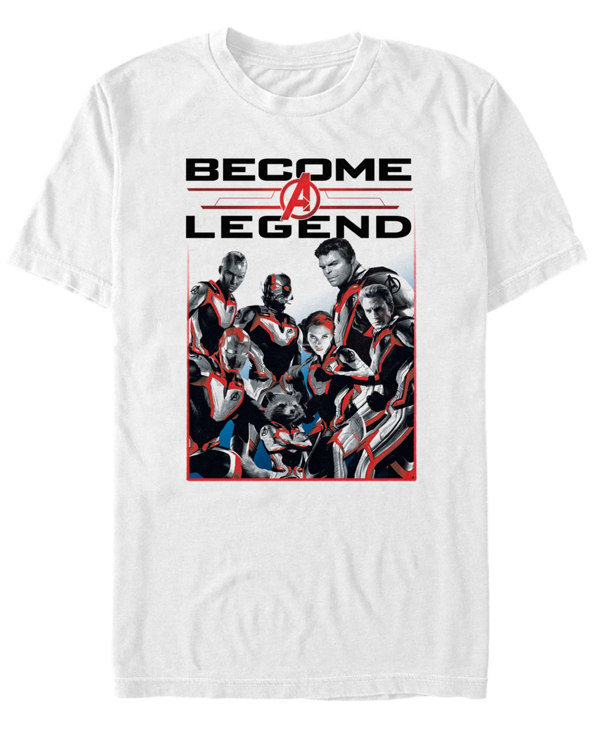 Marvel Men's Avengers Endgame Become a Legend, Short Sleeve T-shirt