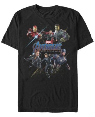 Marvel Men's Avengers Endgame Splatter Group, Short Sleeve T-shirt