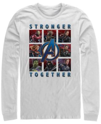 Marvel Men's Avengers Endgame Stronger Together Boxes, Long Sleeve T-shirt