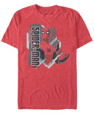 Marvel Men's Spider-Man Far From Home Comic Portrait, Short Sleeve T-shirt