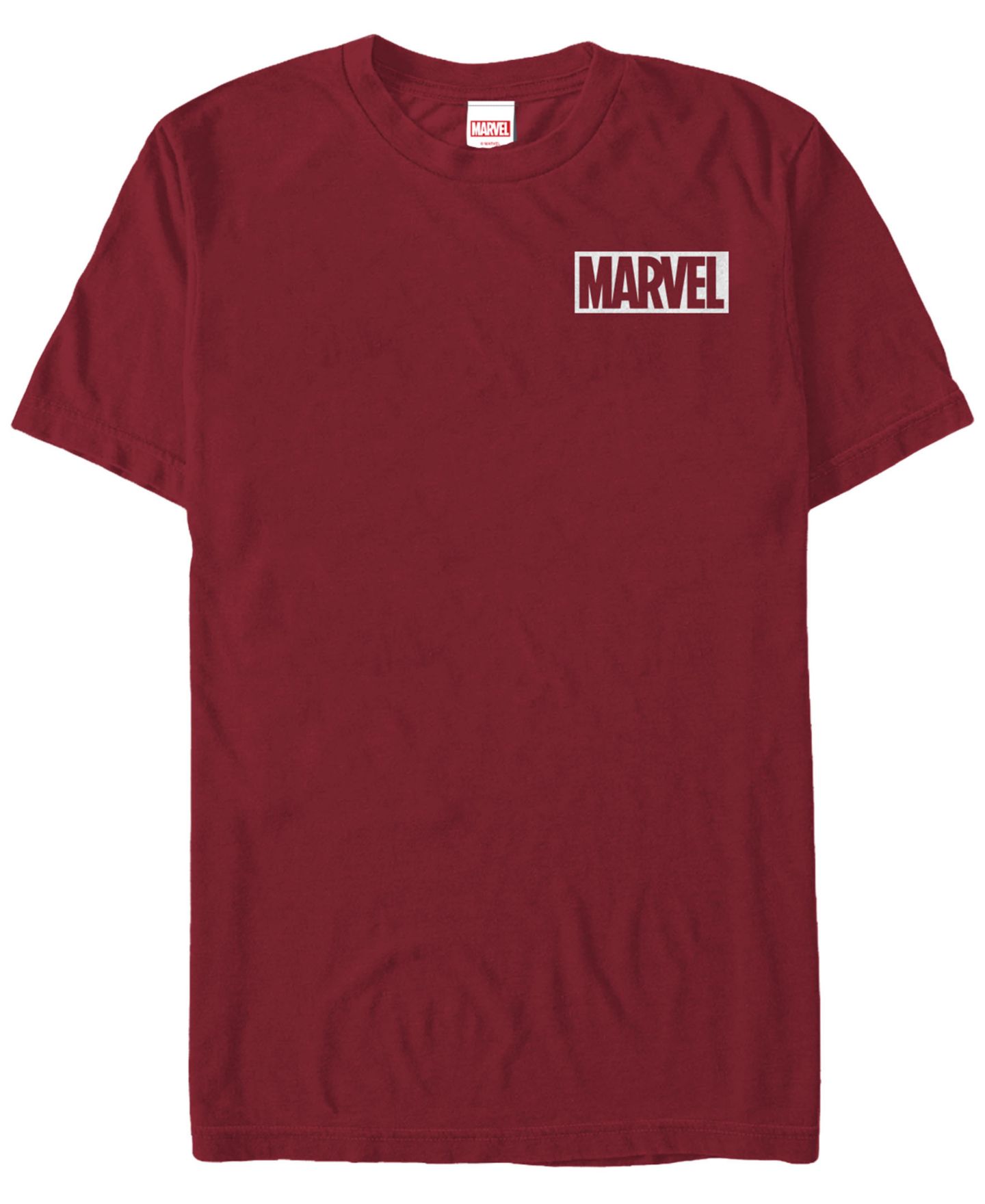 Мужская футболка Fifth Sun Marvel Comic Logo Simple White Box Short Sleeve, цвет: Чёрный — фото 2