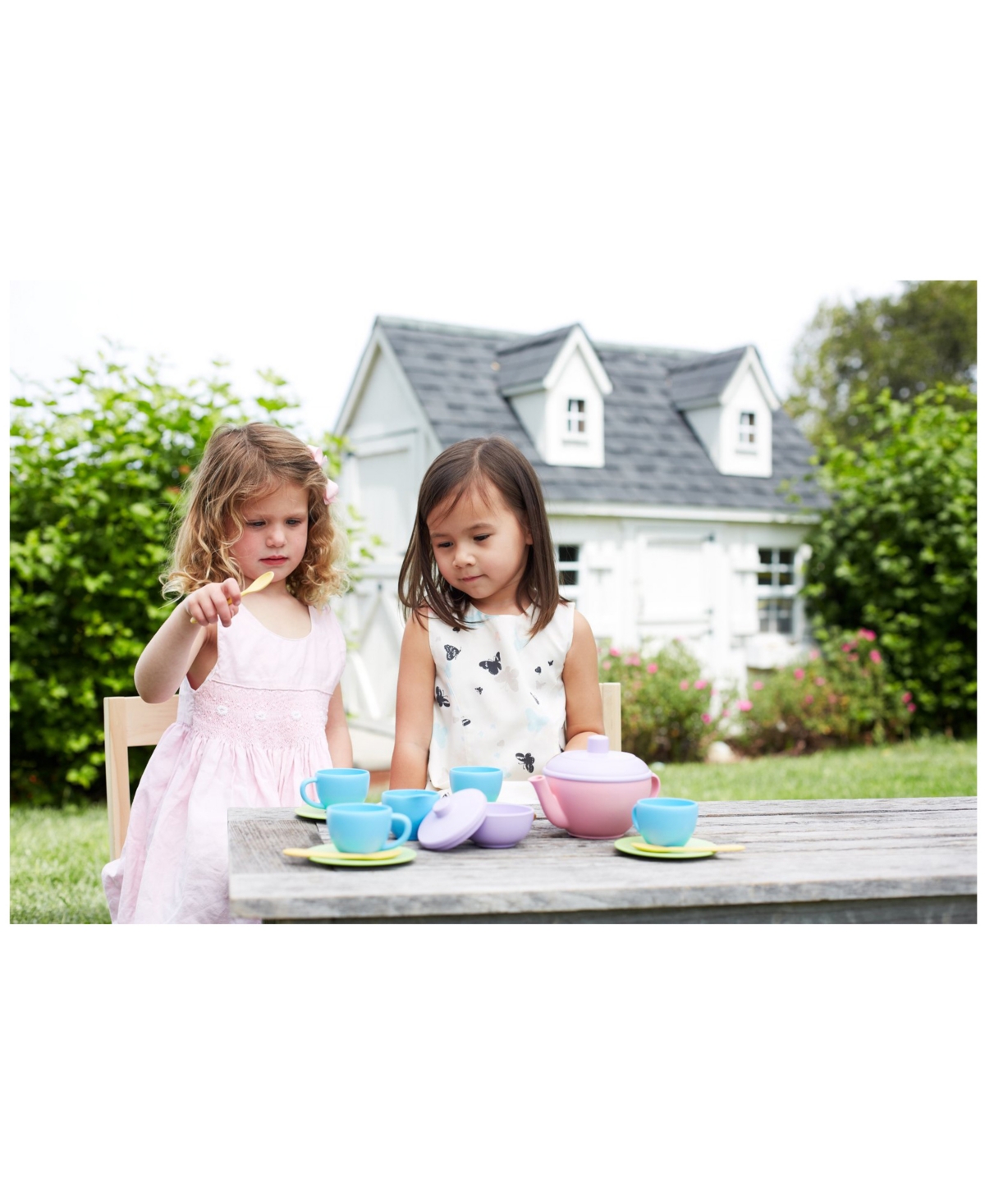 Green Toys Tea Set In Multi