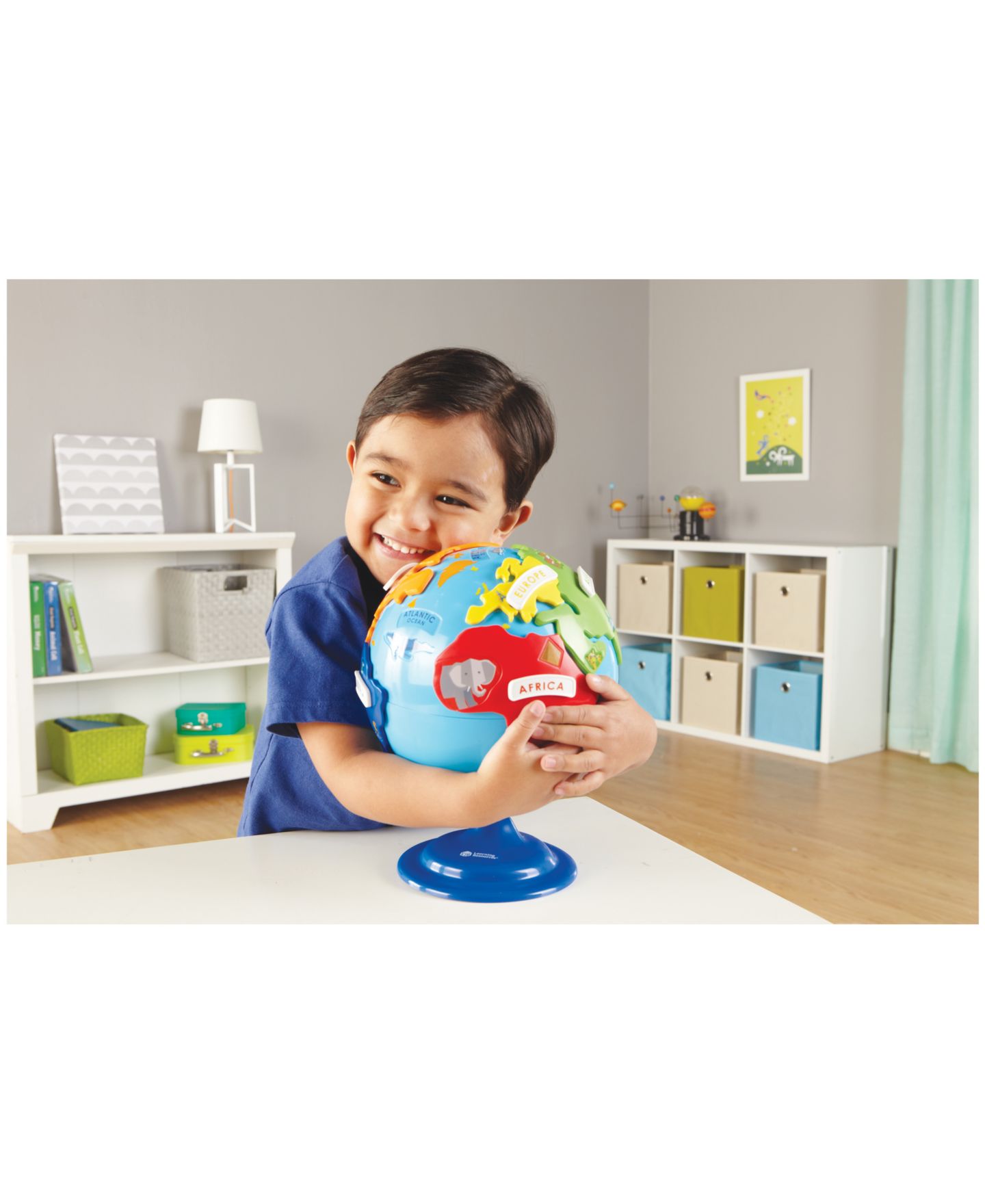 Детская игрушка Learning Resources Learning Essentials Geography Puzzle Globe, 14-Piece, Ages 3+ — фото 2
