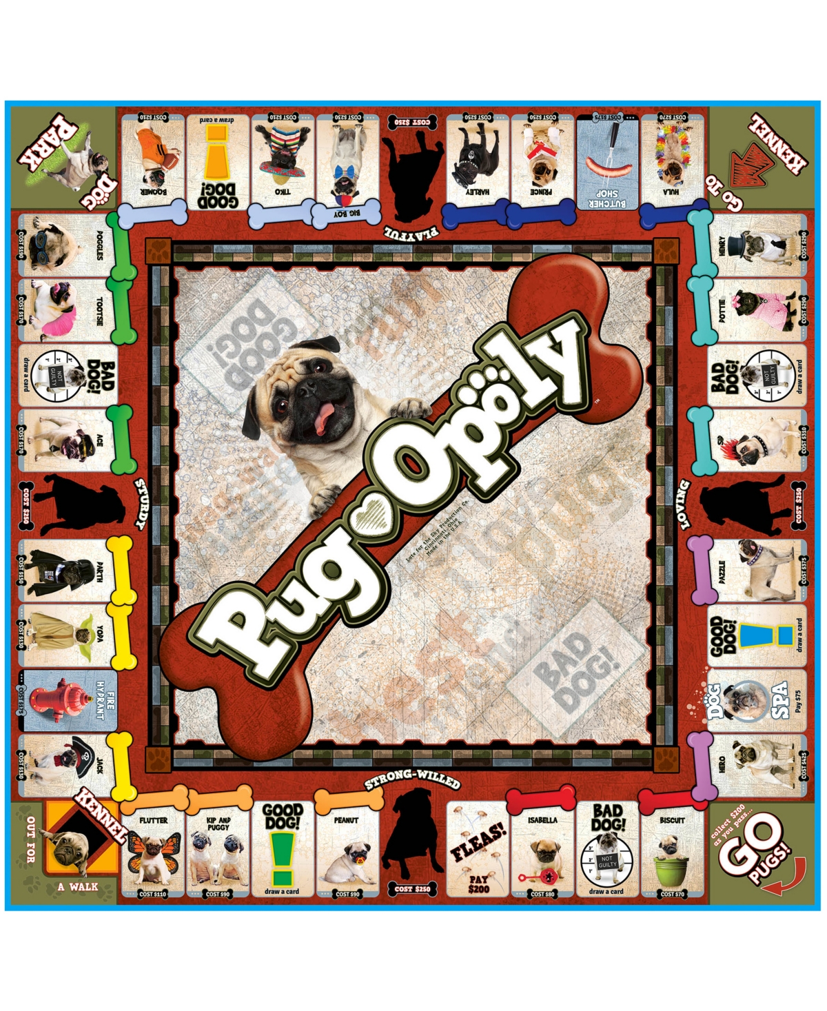 Shop Late For The Sky Pug-opoly In Multi