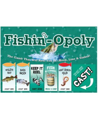 MasterPieces Puzzles Late for the Sky Fishin'-Opoly