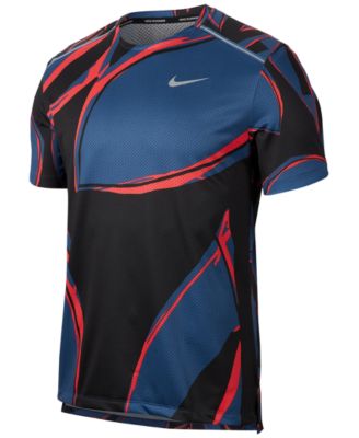 Nike - Men's Miler Dri-FIT Printed Running Shirt