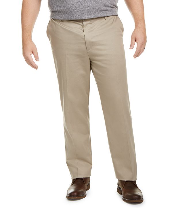Dockers Men's Big & Tall Signature Lux Cotton Classic Fit Creased