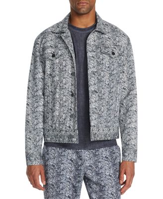 Tallia - snake skin print trucker jacket