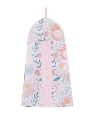 NoJo Watercolor Blossoms 8-Piece Crib Bedding Set