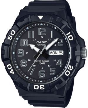 Shop Casio Men's Black Resin Strap Watch 50mm