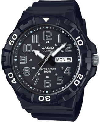 Casio Men s Black Resin Strap Watch 50mm Macy s