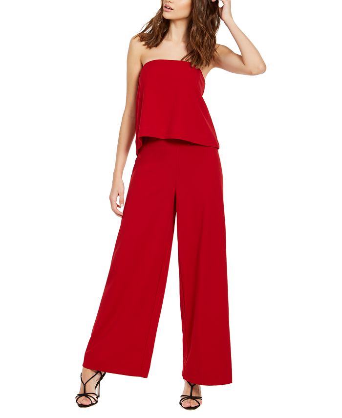 RACHEL Rachel Roy Isla Strapless Jumpsuit Macy s