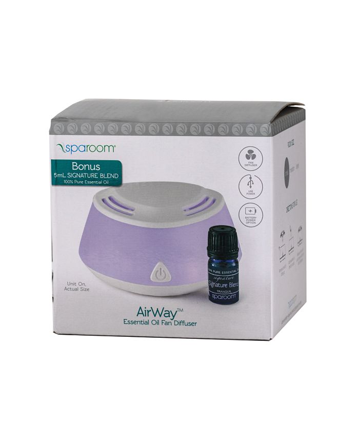 SpaRoom AirWay Fan Diffuser + Essential Oil Macy