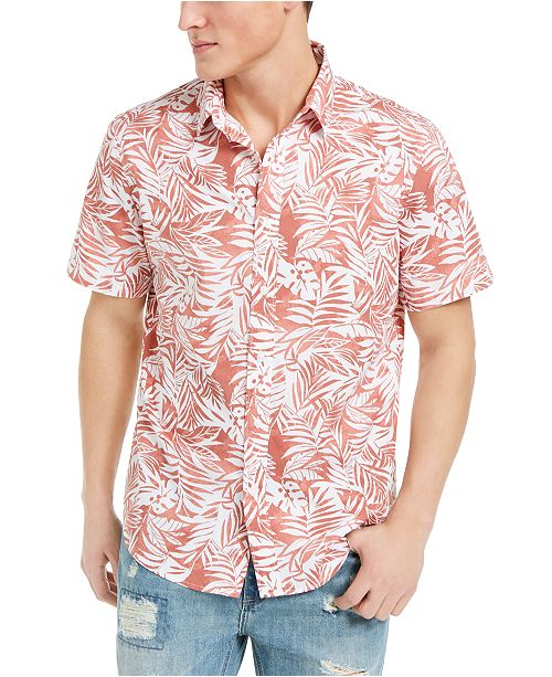 Sun Stone Men S Tropical Print Shirt Created For Macy S