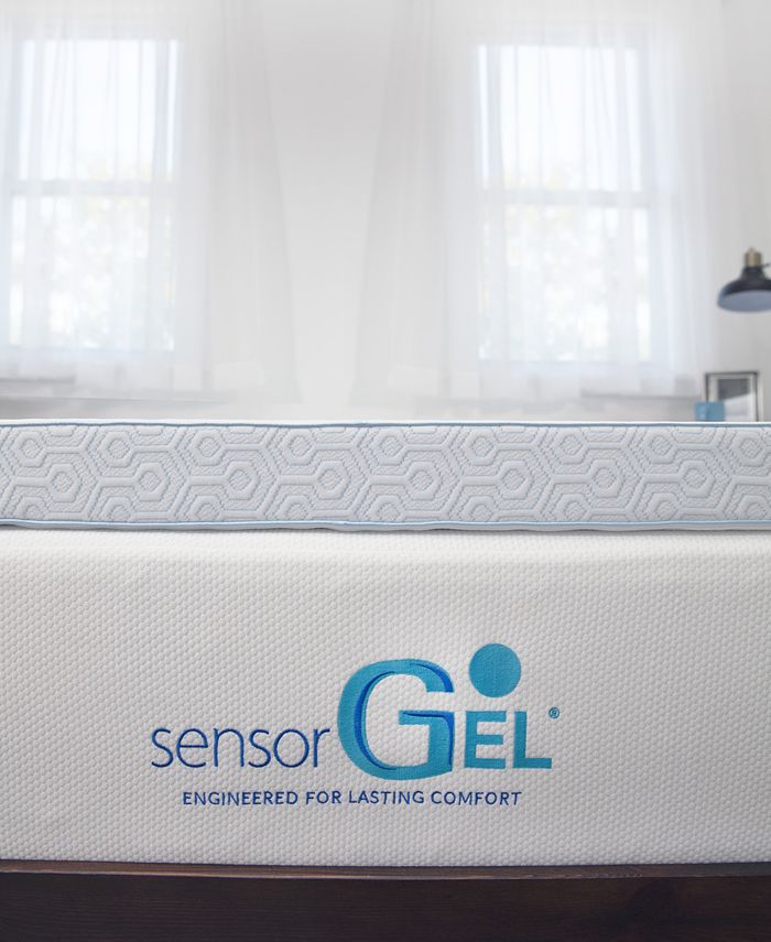 Sensor gel top mattress topper