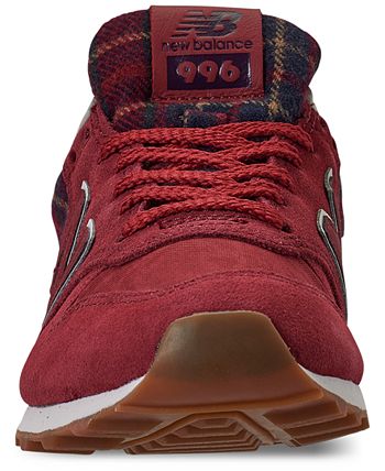 New balance clearance 996 plaid sneaker