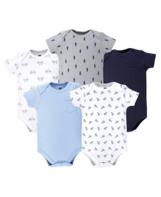 Cotton Bodysuits 5pk, Basic Paper Airplane