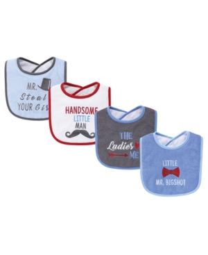 Hudson Baby Flannel Receiving Blanket 4-Pack