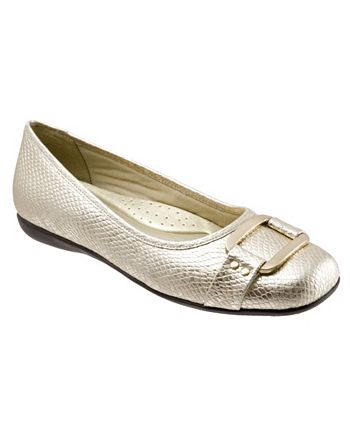 Trotters Sizzle Signature - Ballerine Donna In Pelle Con Fibbia Metallica, Colori Metallizzati, Comode Per Tutti I Giorni - 6