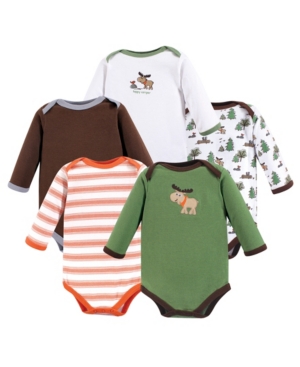 Luvable Friends Long Sleeve Bodysuits 5-Pack