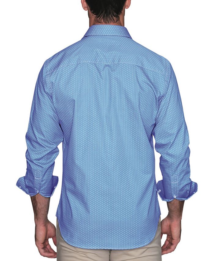 TailorByrd Men's Floral Dot Button Down Shirt - Macy's