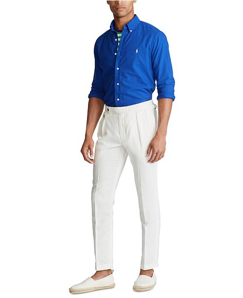 Polo Ralph Lauren Men's Big and Tall Classic Fit Long-Sleeve Oxford ...