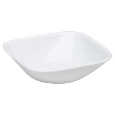 Square Round Pure White Dip & Condiment Bowl