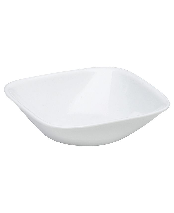 Corelle Square Round Pure White Dip & Condiment Bowl Macy's