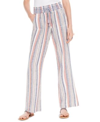 striped soft pants