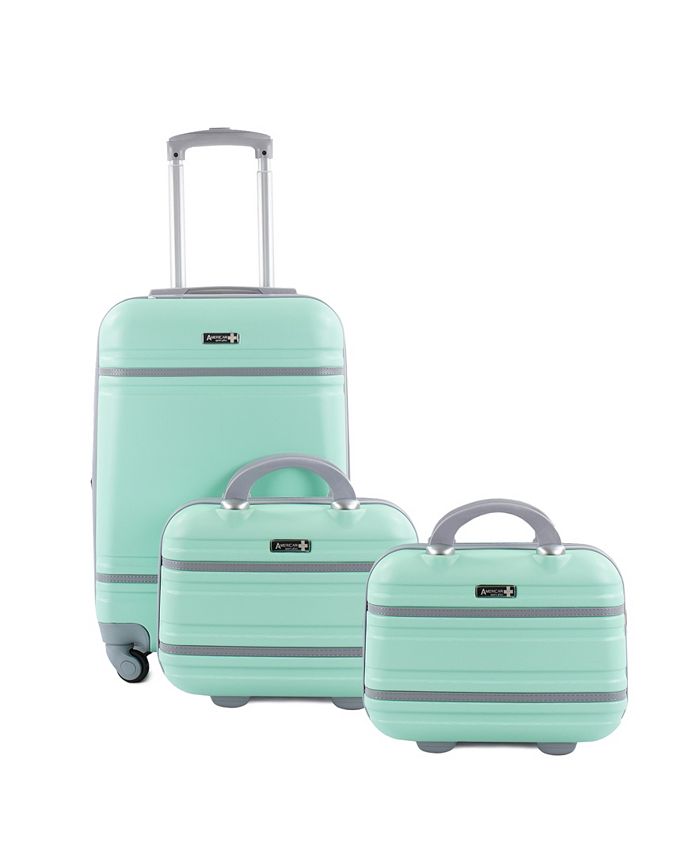 American Sport Plus Varsity 3Pc. CarryOn Luggage Set Macy's