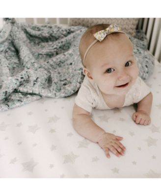 Baby Fitted Crib Sheet  100% Combed Jersey Cotton