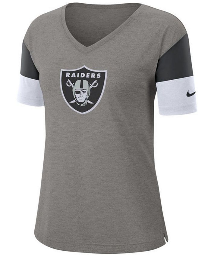 Nike Women's Las Vegas Raiders Tri-Fan T-Shirt - Macy's
