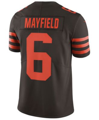 baker mayfield authentic color rush jersey