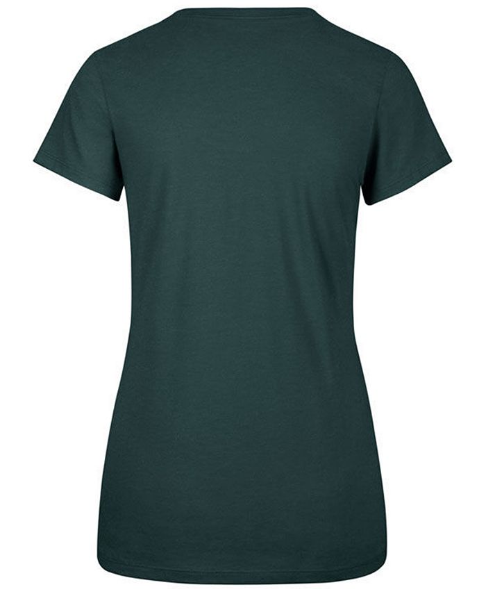'47 Brand Women's Philadelphia Eagles Sparkle Dip Club T-Shirt - Macy's