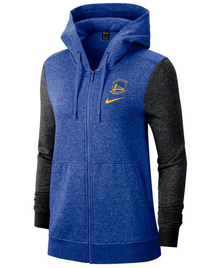 Nike Women's Golden State Warriors Full-Zip Club Fleece Jacket ...