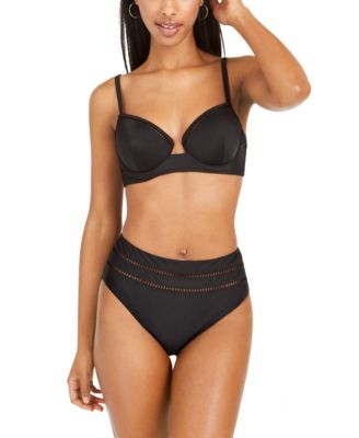 underwire bikini with high waisted bottoms