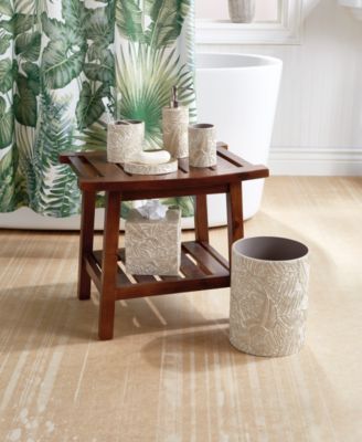 Destinations Palm Wood Toothbrush Holder