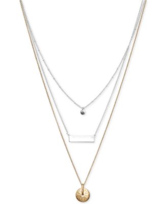 Lucky Brand - Two-Tone Convertible 16" Layered Necklace