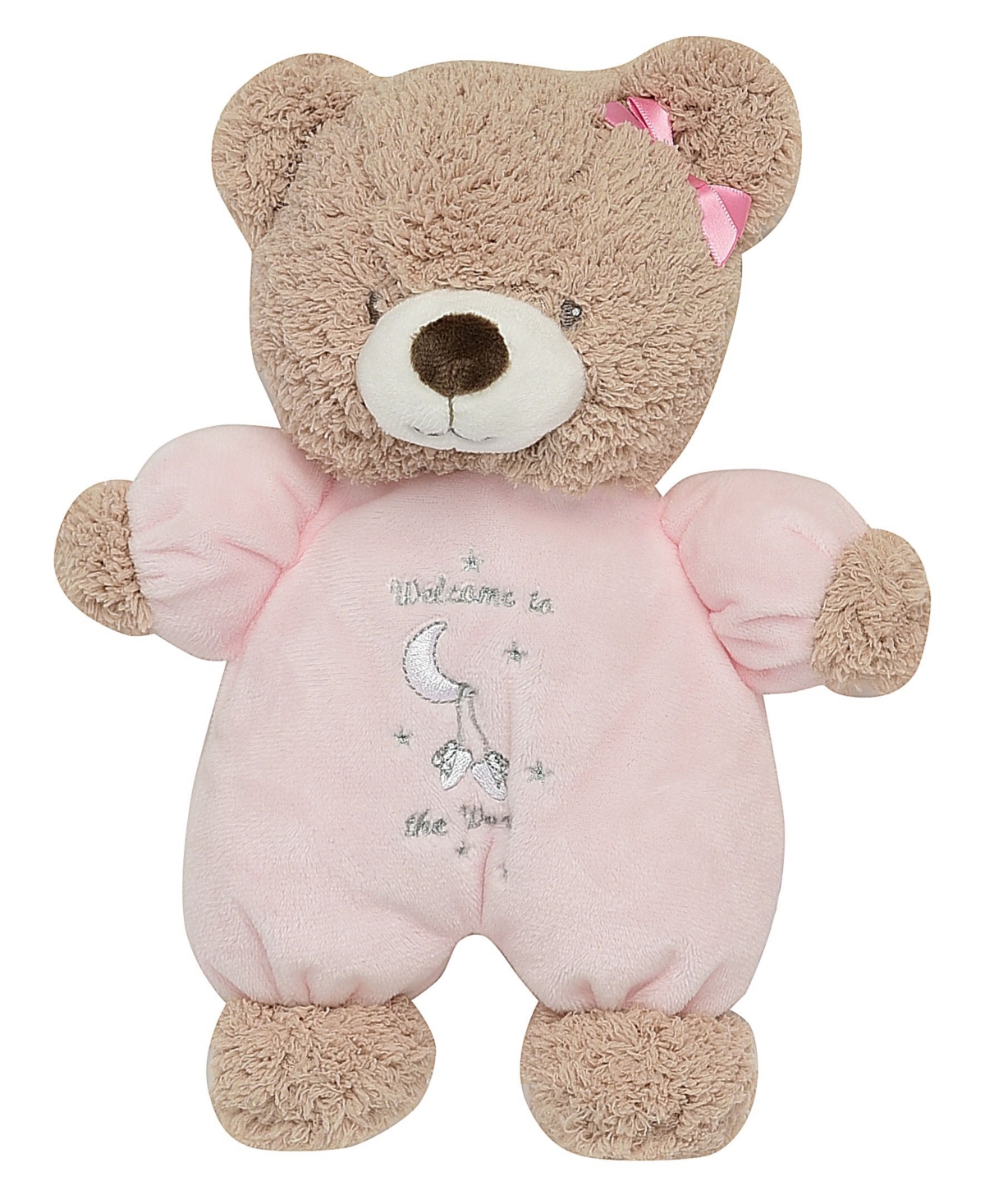 Little Me Baby Girls Welcome To The World Plush Bear In Pink