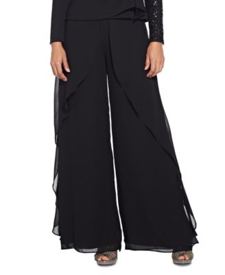 Adrianna Papell - Chiffon Ruffle Jumpsuit