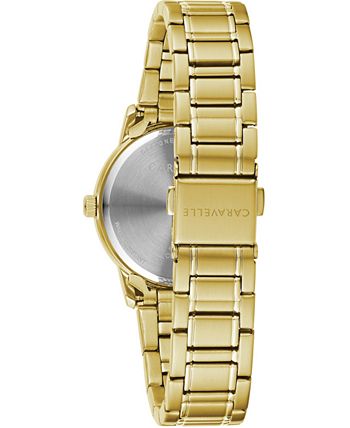 Caravelle - Women's Gold-Tone Stainless Steel Bracelet Watch 30mm