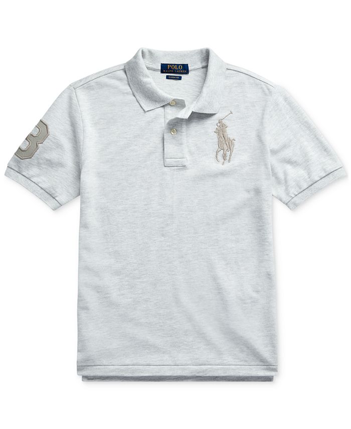 Polo Ralph Lauren Big Boys Cotton Mesh Polo Shirt - Macy's