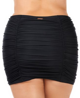 high waisted swim skirt