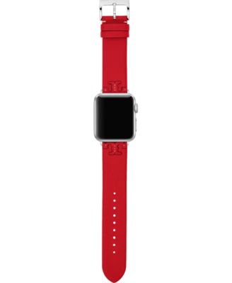 Tory Burch Women's McGraw Red Band For Apple Watch® Leather Strap 38mm/40mm