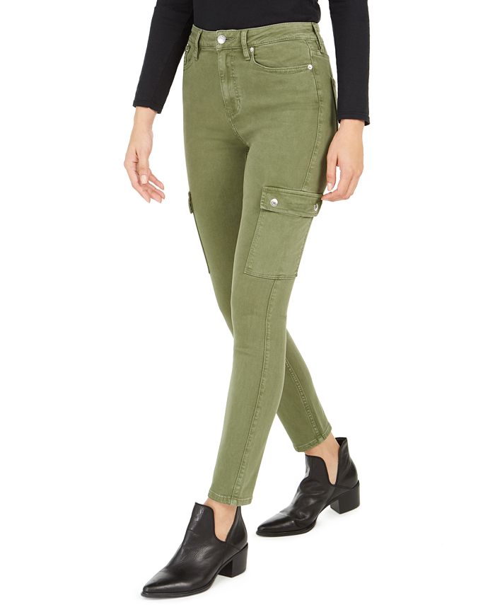Calvin Klein Jeans High-Rise Skinny Cargo Jeans - Macy's