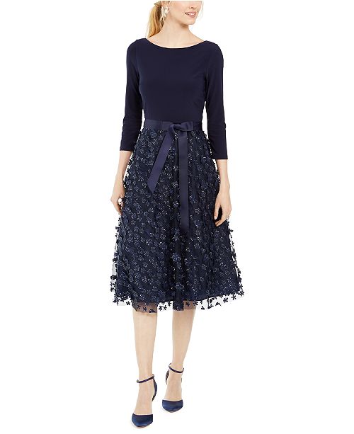 Jessica Howard 3d Floral Dress Reviews Dresses Women Macy S