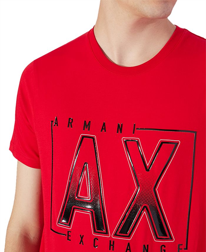 A|X Armani Exchange Men's Slim-Fit Tonal Logo T-Shirt & Reviews - T ...
