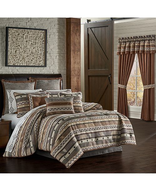 J Queen New York J Queen Timber Linen King 4 Piece Comforter Set